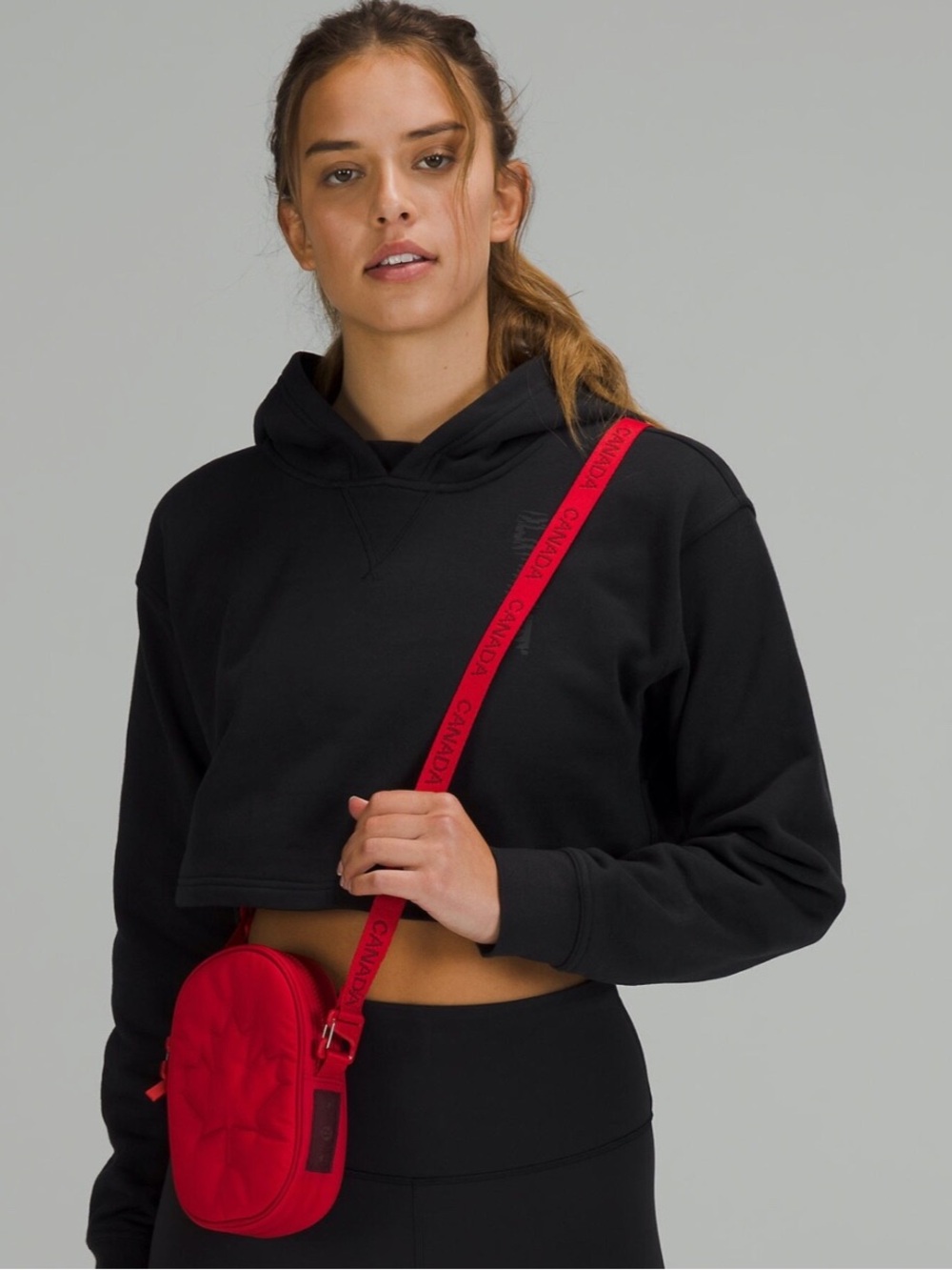 NWT Lululemon Team Canada Future Legacy Crossbody Bag in Crimson. NEW